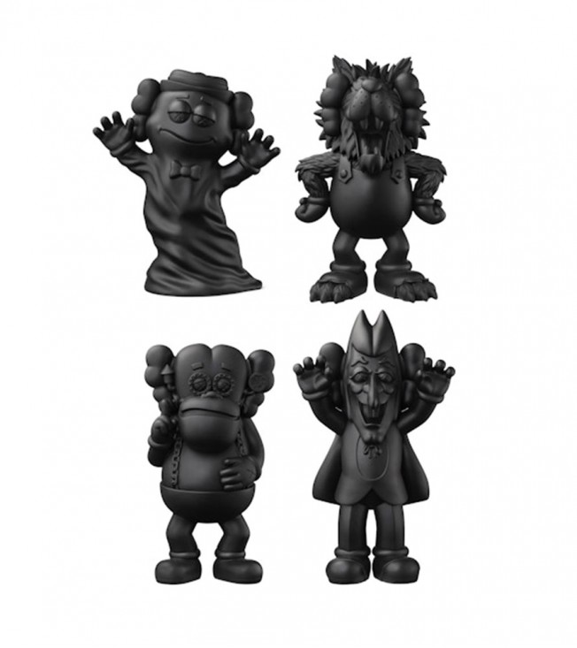 KAWS Cereal Monsters Set Black
