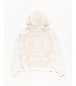 Худи Stussy Link Sport Zip Hoodie Garment Dyed Bone - ???? ?20