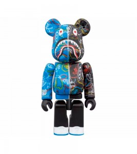Bearbrick x BAPE Line Camo Shark 100% & 400% Set Blue/Black - ???? ?20