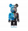 Bearbrick x BAPE Line Camo Shark 100% & 400% Set Blue/Black
