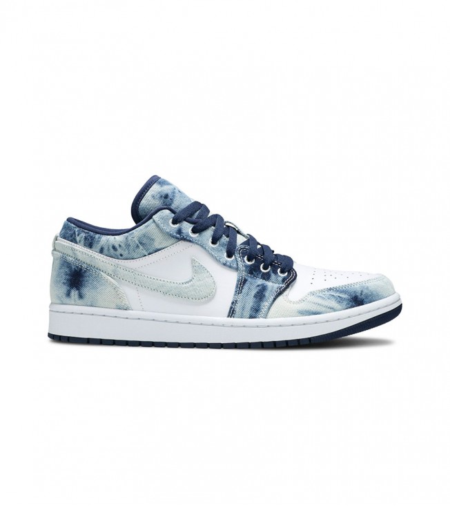 Кроссовки Air Jordan 1 Low Washed Denim
