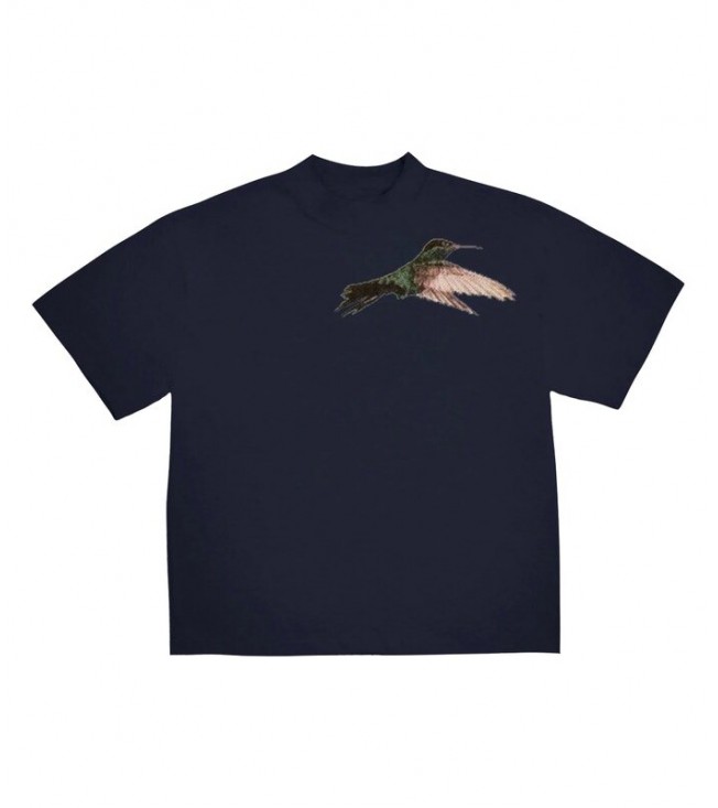 Футболка Kanye West Jesus Is King Jamaica Bird Navy