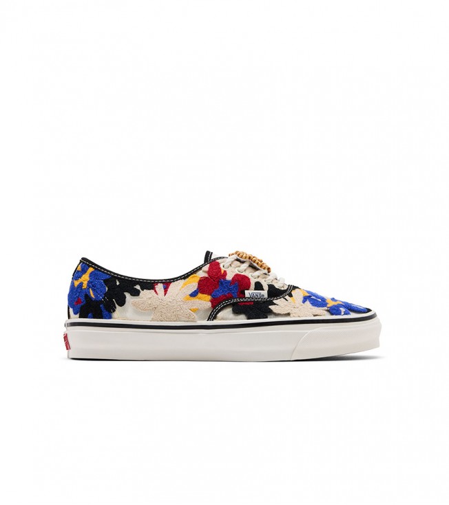 Vans Premium Authentic Needlework White Red Blue