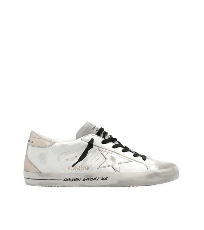 Golden Goose Super-Star White Silver Metallic