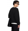 Свитер Fear Of God Essentials Black Holiday Waffle Crewneck 90s Sweater