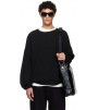 Свитер Fear Of God Essentials Black Holiday Waffle Crewneck 90s Sweater