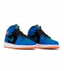 Кроссовки Air Jordan 1 Mid Racer Blue Green Abyss GS