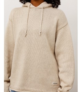Свитер Stussy Beach Hooded Sweater Oatmeal - Фото №2