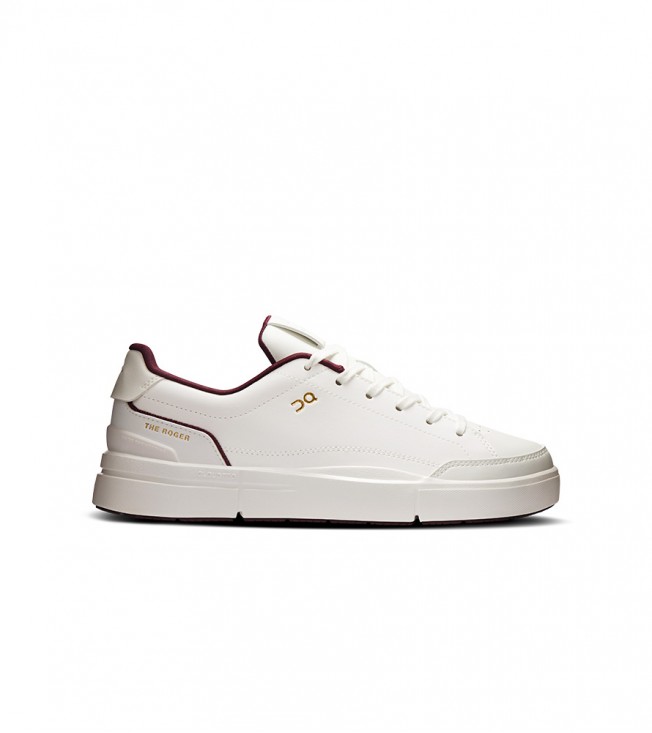 On Running The Roger Centre Court Ivory Maroon Wmns