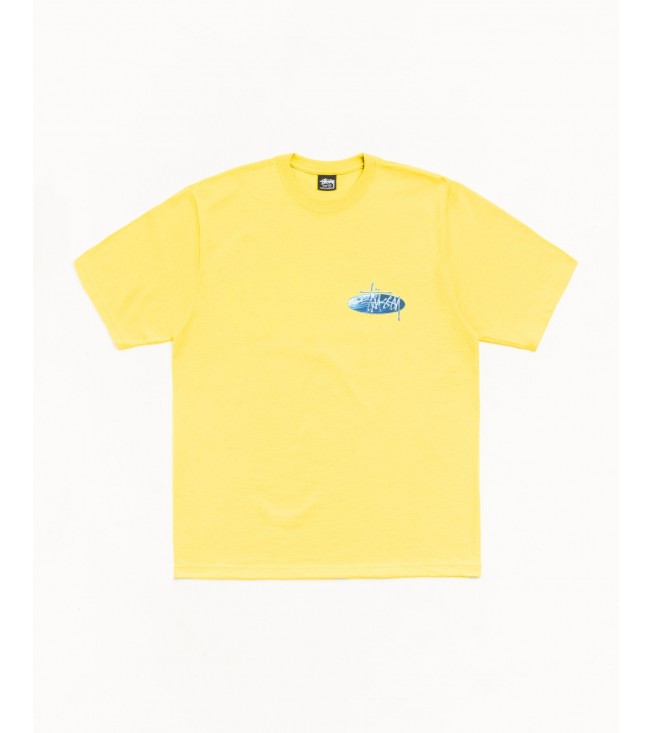 Футболка Stussy Wave Oval Tee Lemon
