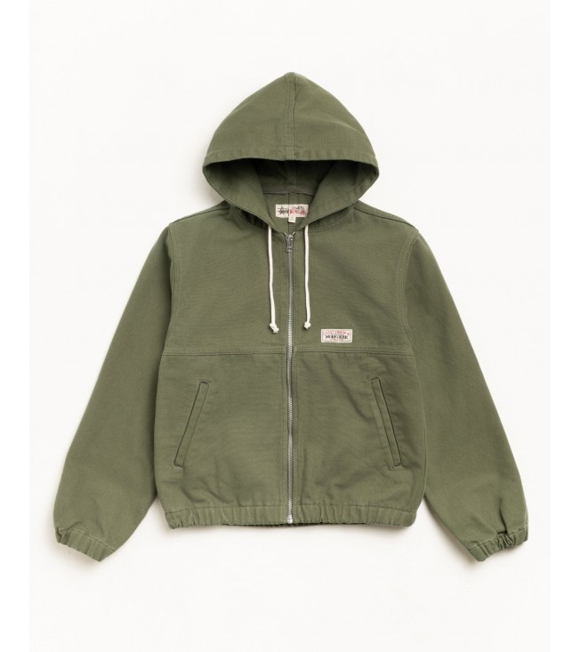 Куртка Stussy Work Jacket Unlined Canvas Olive