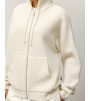 Свитер Stussy Textured Zip Hooded Sweater Bone