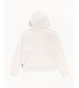 Свитер Stussy Textured Zip Hooded Sweater Bone - Фото №2