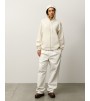 Свитер Stussy Textured Zip Hooded Sweater Bone