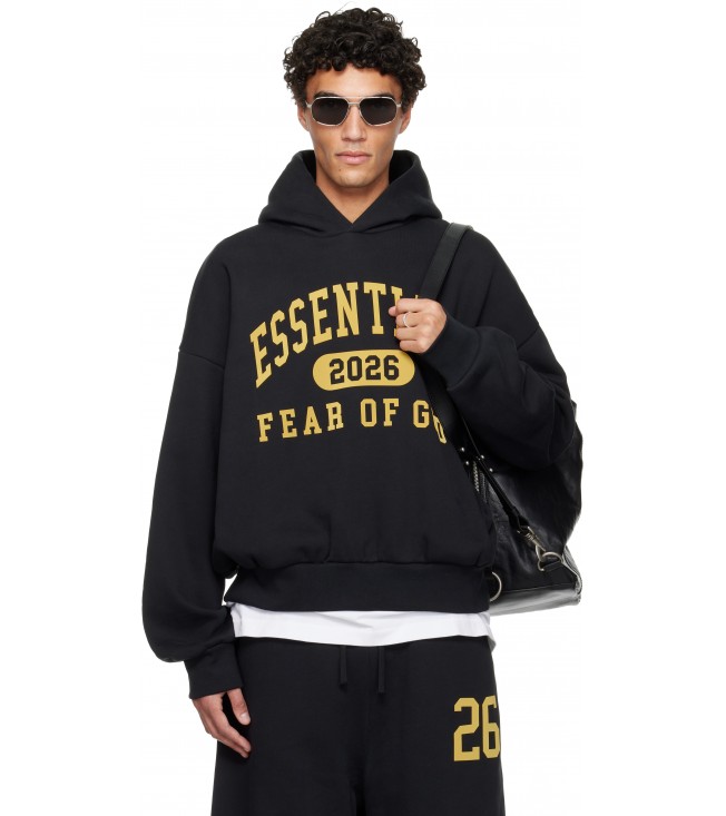Худи Fear Of God Essentials Black Holiday Classic Hoodie