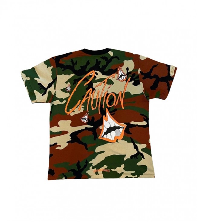 Футболка Chrome Hearts Matty Boy Caution Camo