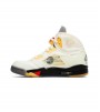 Кроссовки Off-White x Air Jordan 5 Retro Sail