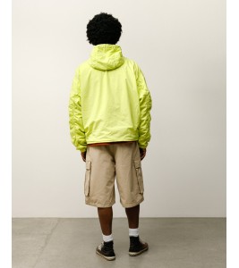 Куртка Stussy Double Cotton Hooded Jacket Lime - Фото №2