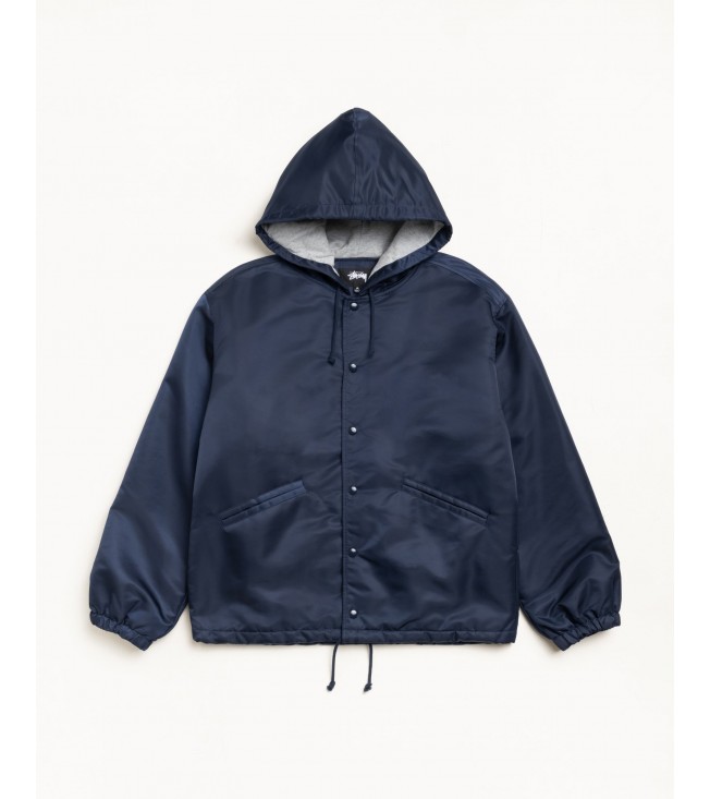 Куртка Stussy Hooded Coaches Jacket Navy