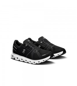 On Running Cloud 6 Wide Black White Wmns #20