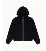 Свитер Stussy Textured Zip Hooded Sweater Black