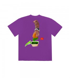 Футболка Travis Scott x McDonald's Cactus Sauce III Purple - Фото №2