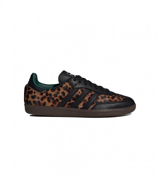 adidas Samba OG Black Green Leopard (WMNS)