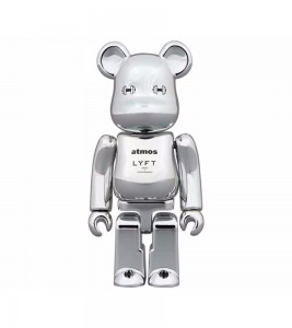Bearbrick x atmos x LYFT 100% & 400% Set Chrome - ???? ?20