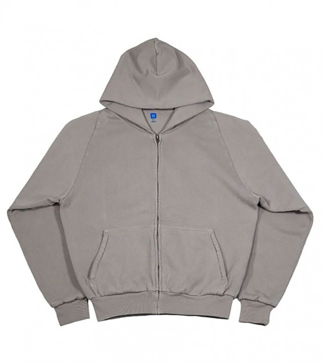 Худи Yeezy x Gap Zip Up Exclusive Hoodie Light Grey