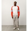 Свитер Stussy Stripe Raglan Crew Red