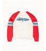 Свитер Stussy Stripe Raglan Crew Red