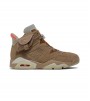 Кроссовки Jordan 6 Retro Travis Scott British Khaki