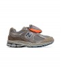 New Balance 2002R Grey Brown Pouch