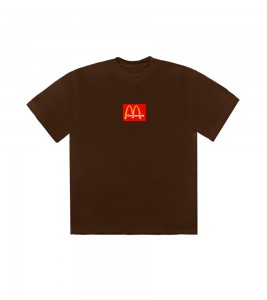 Футболка Travis Scott x McDonald's Sesame III Brown