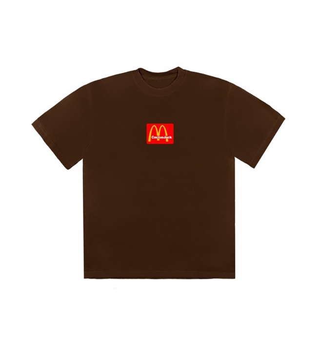 Футболка Travis Scott x McDonald's Sesame III Brown