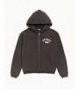 Худи Stussy Varsity Zip Hoodie Washed Black