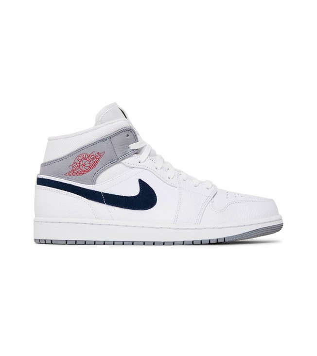 Jordan 1 Mid Paris White