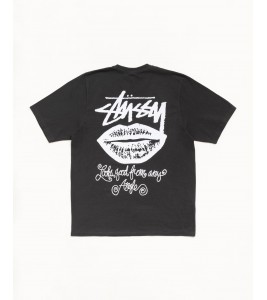 Футболка Stussy Any Angle Tee Pigment Dyed Faded Black - Фото №2
