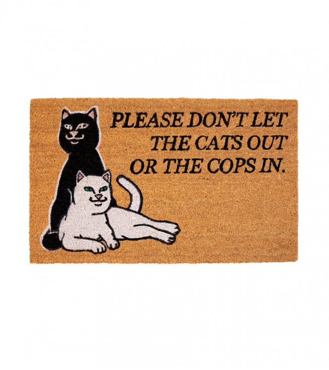 Коврик RIPNDIP Don't Let The Cops In Door Mat