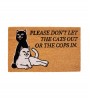 Коврик RIPNDIP Don't Let The Cops In Door Mat