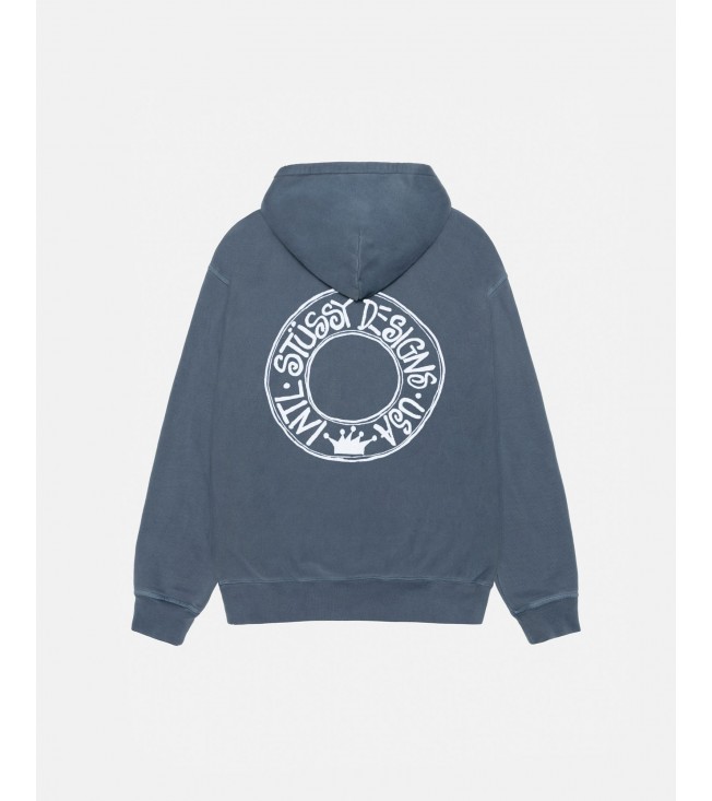 Stussy Buana Hoodie Pigment Dyed Navy
