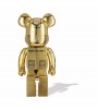 Bearbrick x BAPE x Hajime Sorayama Baby Milo 1000% Gold
