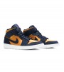 Кроссовки Jordan 1 Mid Obsidian Desert Ochre