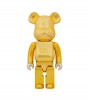 Bearbrick Medicom Toy 25th Anniversary 1000% Gold Chrome