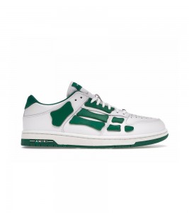 AMIRI Skel Top Low White Green
