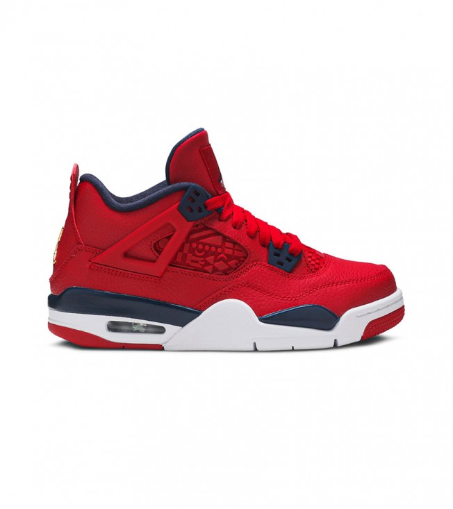 Кроссовки Jordan 4 Retro Fiba 2019 (GS)
