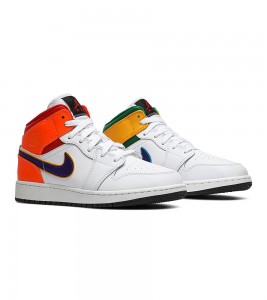 Кроссовки Air Jordan 1 Mid Alternate Multi Color GS - ???? ?20
