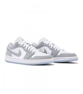 Кроссовки Jordan 1 Low Wolf Grey WMNS - Фото №2