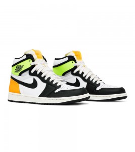 Кроссовки Air Jordan 1 Retro High Volt Gold - Фото №2