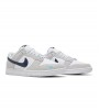 Nike Dunk Low White Grey Navy Aqua Mini Swoosh